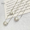 Modian Classic Lovely Tiny Frosted Ball Pendant Necklace for Women 925 Sterling Silver Box Chain Two Style Fine Jewelry