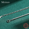 Modian Classic Luxury Full Clear CZ Necklace Solid 925 Sterling Silver Sparkling Choker Necklaces For Women Statement Jewelry
