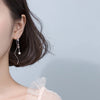 Modian Classic Real 925 Sterling Silver Swing Full Stars Line Drop Earrings For Women Dangle Ear Silver Fine Jewelry