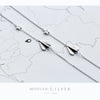 Modian Clear CZ Stars Aircraft Chain Bracelets 925 Sterling Silver Female Jewelry For Women Party S925 Silver Bracelet