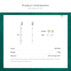 Modian Exquisite Swing Long Tassel Drop Earring Real 925 Sterling Silver Charm Chain Dangle Earrings For Women Jewelry