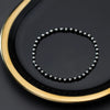 Modian Black Crystal or Ball Strand Bracelet for Women 925 Sterling Silver Simple Bracelet Fine Jewelry Gift 2020 New