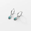 Modian Genuine 925 Sterling Silver Oval Vintage Pattern Drop Earrings For Women Wedding Ear Buckles Fine Jewelry Party Gift