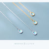 Modian Genuine 925 Sterling Silver Water Drop Dangle Earrings for Women Charm Gold Color Rainbow Opal Jewelry Bijoux