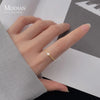Modian HOT 925 Sterling Silver Luminous Clear CZ Slim Stackable Finger Ring for women Party Fine Jewelry 2020 Year