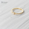 Modian HOT 925 Sterling Silver Luminous Clear CZ Slim Stackable Finger Ring for women Party Fine Jewelry 2020 Year