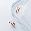 Modian Elegant Fox Tail Hoop Earrings For Women Real 925 Sterling Silver Mermaid Jewelry Female Charm Earring
