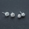 Modian Round Clew Line Stud Earrings 925 Sterling Silver Charm Simple Jewelry Female & Women Gift Brincos