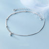 Modian New Arrive 925 Sterling Silver Little Ball Chain Classic Simple Bracelet or Anklet for Women Korea Style Fine Jewelry
