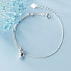 Modian New Arrive 925 Sterling Silver Little Ball Chain Classic Simple Bracelet or Anklet for Women Korea Style Fine Jewelry