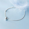Modian New Arrive 925 Sterling Silver Little Ball Chain Classic Simple Bracelet or Anklet for Women Korea Style Fine Jewelry