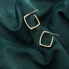 Modian New Brincos 925 Sterling Silver Gold Color Geometric Stud Earrings for Women Charm Desgin Earrings Fine Jewelry Gifts