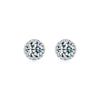 Modian New Tiny Gold Color Round Earrings 100% 925 Sterling Silver Sparkling CZ Stud Earring For Women Wedding Jewelry