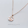 Modian New Luminous CZ Geometric Round Circle 925 Sterling Silver Charm Pendant for Women Link Chain Fine Jewelry 2020 Design