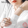 Modian New Style 100% 925 Sterling Silver Finger Rings Can Change Size Amazing Silver Ring For Women Novel Wedding Jewelry