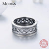 Modian New Style Classic Real 925 Sterling silver Square Ring Wedding Luxury jewelry Sparkling CZ Women Valentine's gift