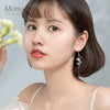 Modian Openwork Sweet Lovely Butterfly 925 Sterling Silver Drop Earrings for Women Japanese Style Earring Fine Jewelry