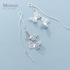 Modian Openwork Sweet Lovely Butterfly 925 Sterling Silver Drop Earrings for Women Japanese Style Earring Fine Jewelry