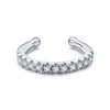 Modian Real 925 Sterling Silver Geometric Sparkling Clear CZ Huggie Ear Cuff For Women Party Jewelry Accessories Arete