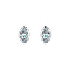 Modian Real 925 Sterling Silver Golden Rhombus Luxury CZ Gold Stud Earrings for Women Anniversary Gift Fine Ear bone Jewelry