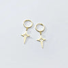 Modian Real 925 Sterling Silver Simple Stars Dangle Earrings For Women Fine Jewelry Star Pendant Party Drop Earrings