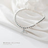 Modian Shining Zircon Cute Mermaid Tail Pearl Starnd Bracelet for Women 925 Sterling Silver Bracelet Fine Jewelry Gift