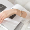 Modian Shining Zircon Cute Mermaid Tail Pearl Starnd Bracelet for Women 925 Sterling Silver Bracelet Fine Jewelry Gift