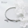 Modian Shining Zircon Cute Mermaid Tail Pearl Starnd Bracelet for Women 925 Sterling Silver Bracelet Fine Jewelry Gift