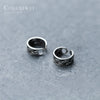 Modian Silver 925 Vintage Stripe Clip Earrings Charm Elegant 925 Sterling Silver Earring For Women Anti-allergy Jewelry Present