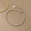 Modian Simple Square Link Chain Bracelets Real 925 Sterling Silver Trendy Stackable Bracelet For Women Gold Color Jewelry Gifts