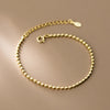 Modian Simple Square Link Chain Bracelets Real 925 Sterling Silver Trendy Stackable Bracelet For Women Gold Color Jewelry Gifts