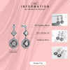 Modian Solid 925 Sterling Silver Classic Drop Earrings Cubic Zirconia VINTAGE Style For Women Date Long Earrings Jewelry