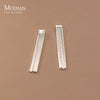 Modian Solid 925 Sterling Silver Long Tassel Summer New Design Dangle Earrings Simple Drop Ears For Women Jewelry Gifts