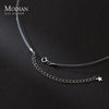 Modian Sparkling Cubic Zirconia Choker Necklace 925 Sterling Silver Stars Necklaces For Women Party Fine Jewelry Gifts