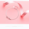 Modian Sterling Silver 925 Clasp Lobster Chain Bracelet For Women  Infinite Love Simple Silver Fine Jewelry Female Gift Pulsera