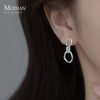 Modian Trendy Abstract Line Design Stud Earrings 925 Sterling Silver Swing Elegant Jewelry For Women Earring Gifts Accessories