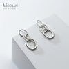 Modian Trendy Abstract Line Design Stud Earrings 925 Sterling Silver Swing Elegant Jewelry For Women Earring Gifts Accessories