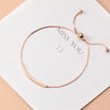 Modian Trendy Authentic Sterling Silver 925 Geometric bending Stick Bracelet for Women Adjustable Tennis Bracelet Fine Jewelry