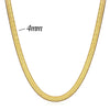 NIBA 316L Stainless Steel Gold-color Round Ball Pendant Necklace Link Chain Necklace  Jewelry For Women or Men