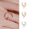 Minimalist Thin Rings For Women Wedding Brilliant Cubic Zircon  Versatile Female Finger Ring Jewelry