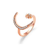 Minimalist Thin Rings For Women Wedding Brilliant Cubic Zircon  Versatile Female Finger Ring Jewelry