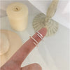 Minimalist Thin Rings For Women Wedding Brilliant Cubic Zircon  Versatile Female Finger Ring Jewelry
