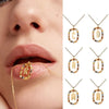 26 English Letter Pendant 925 Sterling Colored Zircon Letter Necklace Choker Fine Jewelry For Women
