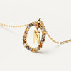 26 English Letter Pendant 925 Sterling Colored Zircon Letter Necklace Choker Fine Jewelry For Women