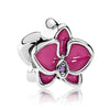 925 Sterling Silver Charm Primrose Meadow Apple Blossom Orchid Daisy Flower Butterfly Beads Fit Popular Bracelet DIY Jewelry