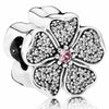 925 Sterling Silver Charm Primrose Meadow Apple Blossom Orchid Daisy Flower Butterfly Beads Fit Popular Bracelet DIY Jewelry