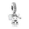 925 Sterling Silver Charm Teddy Bear Rabbit Elephant Sea Turtle Labrador Puppy Pendant Bead Fit Popular Bracelet Diy Jewelry