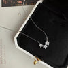925 Sterling Silver Star Necklace Cute Style Multi-Star Choker Pendant Birthday Gift Exquisite Women's Jewelry
