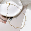 Beads Women's Neck Chain Kpop Pearl Choker Necklace Gold Color Goth Chocker Jewelry On The Neck Pendant  Collar For Girl