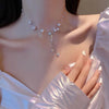 Beads Women's Neck Chain Kpop Pearl Choker Necklace Gold Color Goth Chocker Jewelry On The Neck Pendant  Collar For Girl